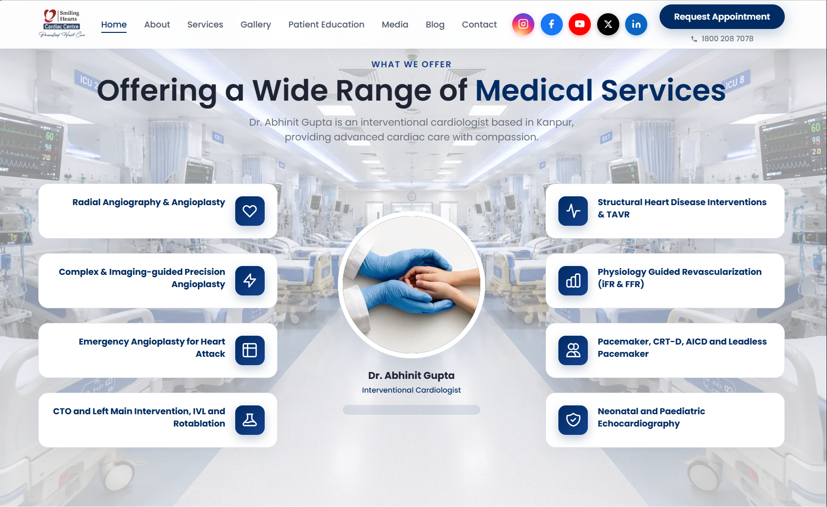 Cardiac procedures page